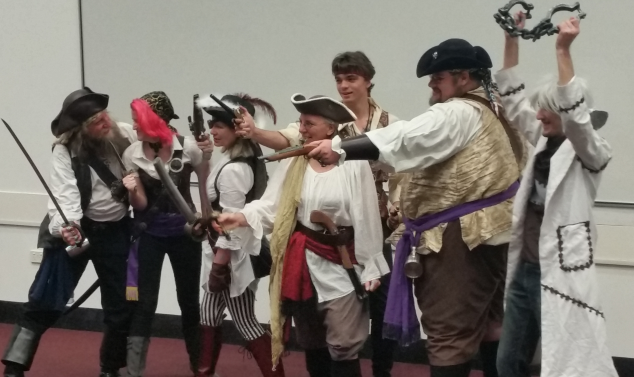 Pirates invaded our lecture hall!